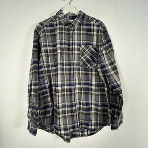 The North Face Women Plaid Long Sleeve Boyfriend Shirt Medium Cotton Relaxed New